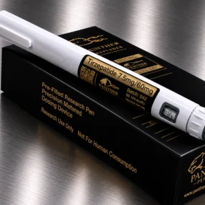 Tirzepatide 7.5&ndash;60mg disposable research pen by Panther Peptides